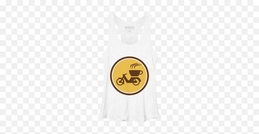 Motorcycle Womenu0027s Racerback Tanks Design By Humans - Sleeveless Emoji,Motorcycle Emoticon