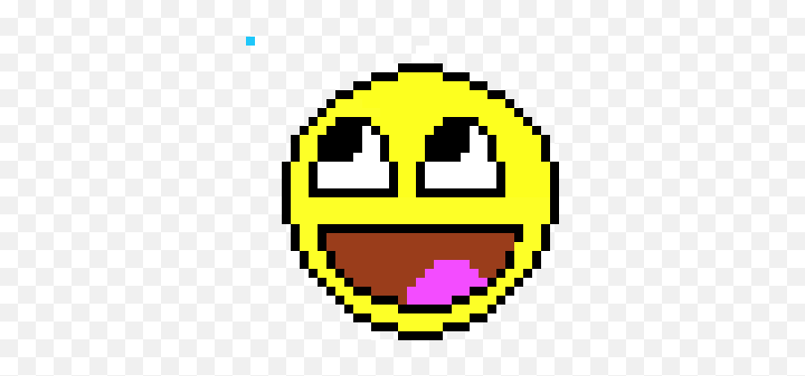 Happy Face Emoji - Cartoon Pixel Art Easy,Happy Emoji Face