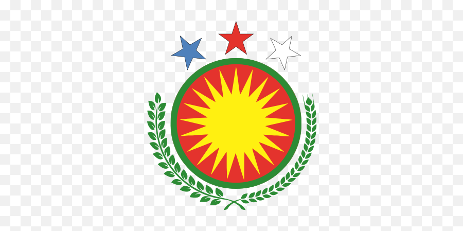 Coat Of Arms Of Rojava - Democratic Federation Of Northern Syria Emoji,Syria Flag Emoji