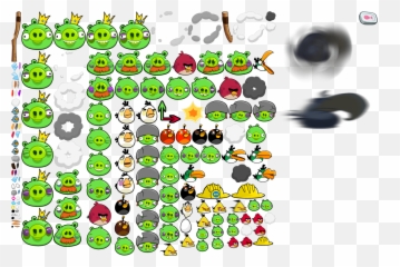 Angry Birds - All Angry Birds Sprites Emoji,Star Wars Emoticons