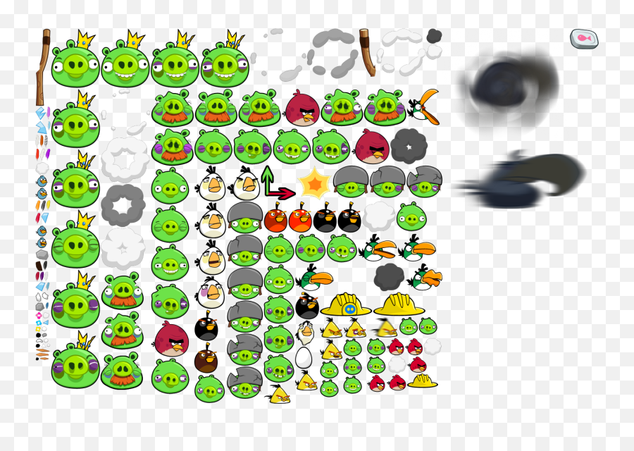 Angry Birds - All Angry Birds Sprites Emoji,Star Wars Emoticons