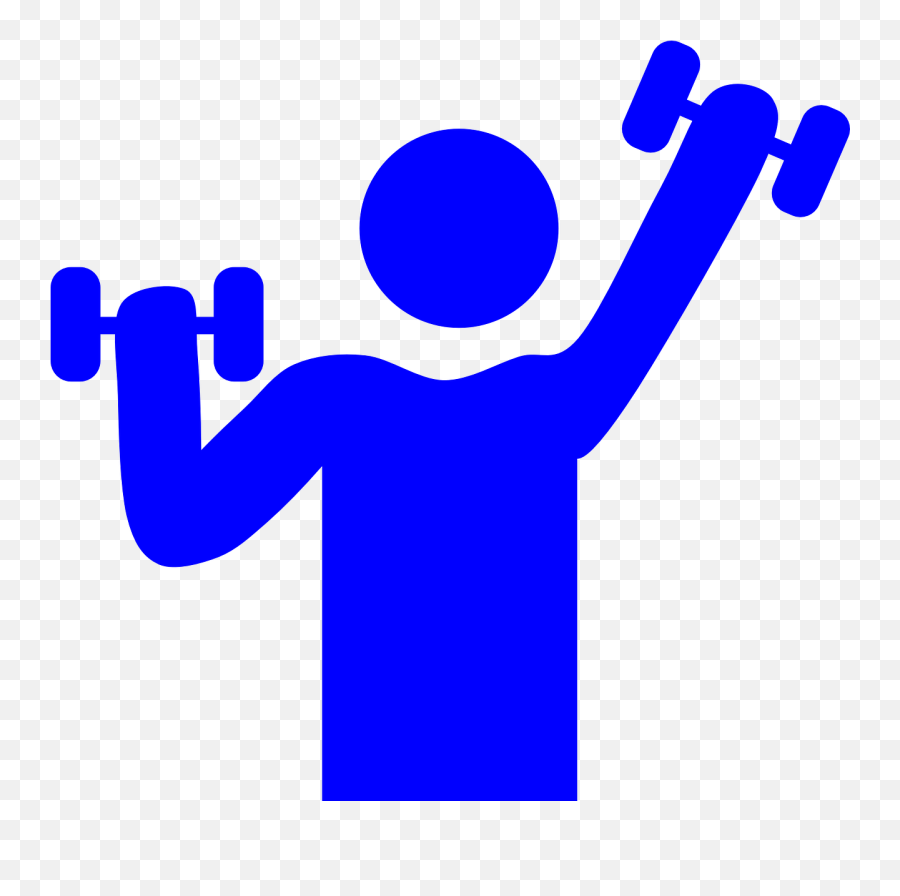 Gym Weight Lifting Muscle Exercise - Gym Clip Art Emoji,Weight Lifting Emojis