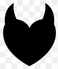 Devil Devils Heart Bad Hearts - With Horns Logo Emoji