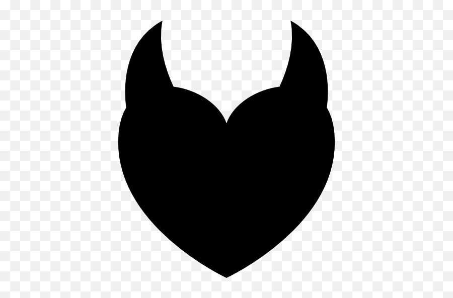 Devil Devils Heart Bad Hearts - Heart With Horns Logo Emoji,Heartbeat Emoji