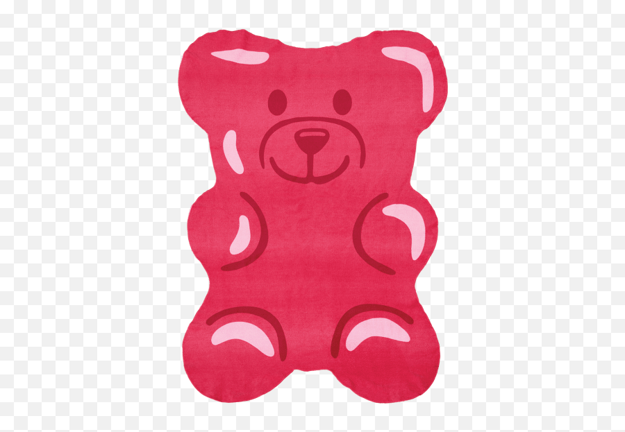 Iscream Oversized Towel Gummy Bear - Giant Gummy Bear Cartoon Emoji,Gummy Bear Emoji