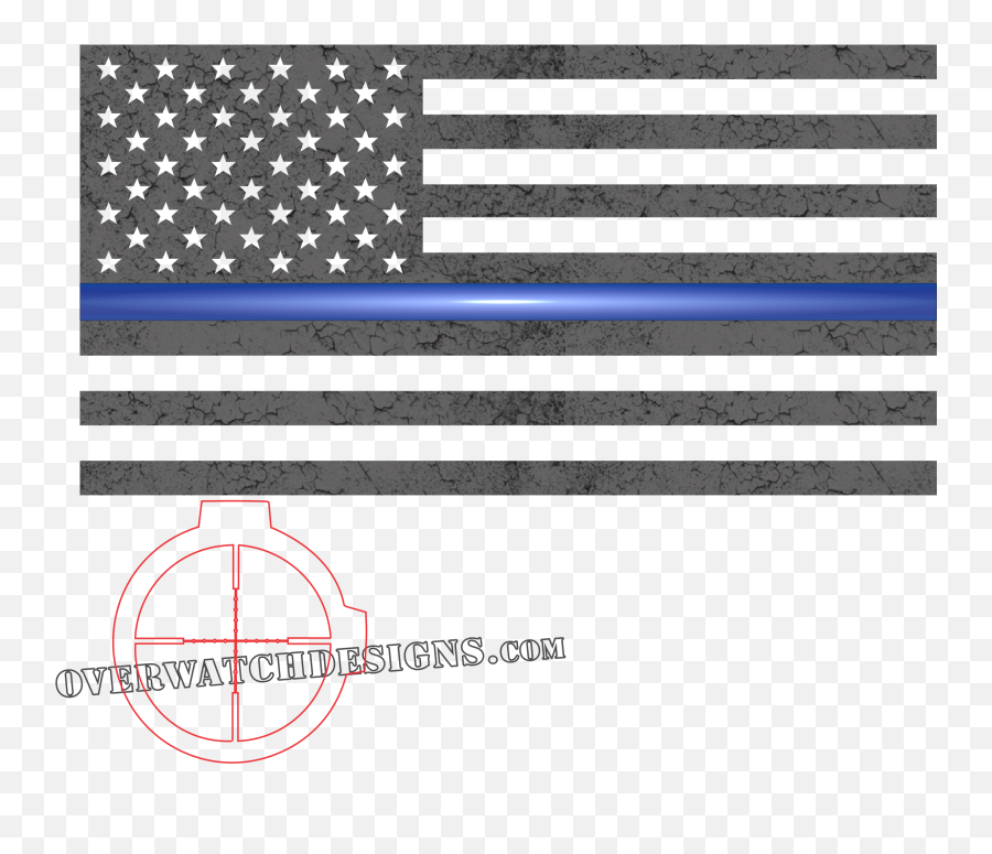 Blue Line Flag Transparent Png - American Flag Emoji,Thin Blue Line Emoji