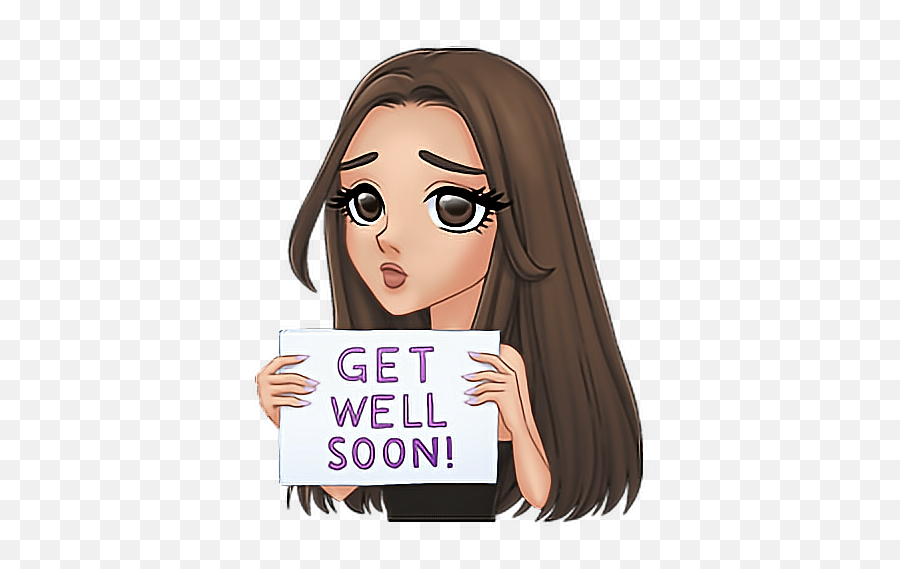Ariana Grande Emoji Icon Sticker Arimo - Ariana Grande Arimoji Sweetener,Long Hair Emoji