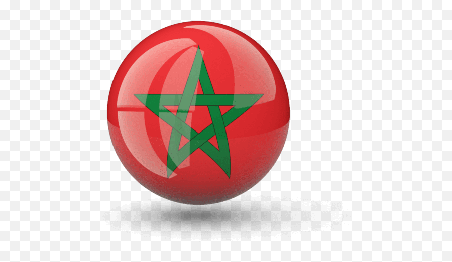 Morocco Flag Png Transparent Png Png Collections At Dlf - Morocco Round Flag No Background Emoji,Spanish Flag Emoji
