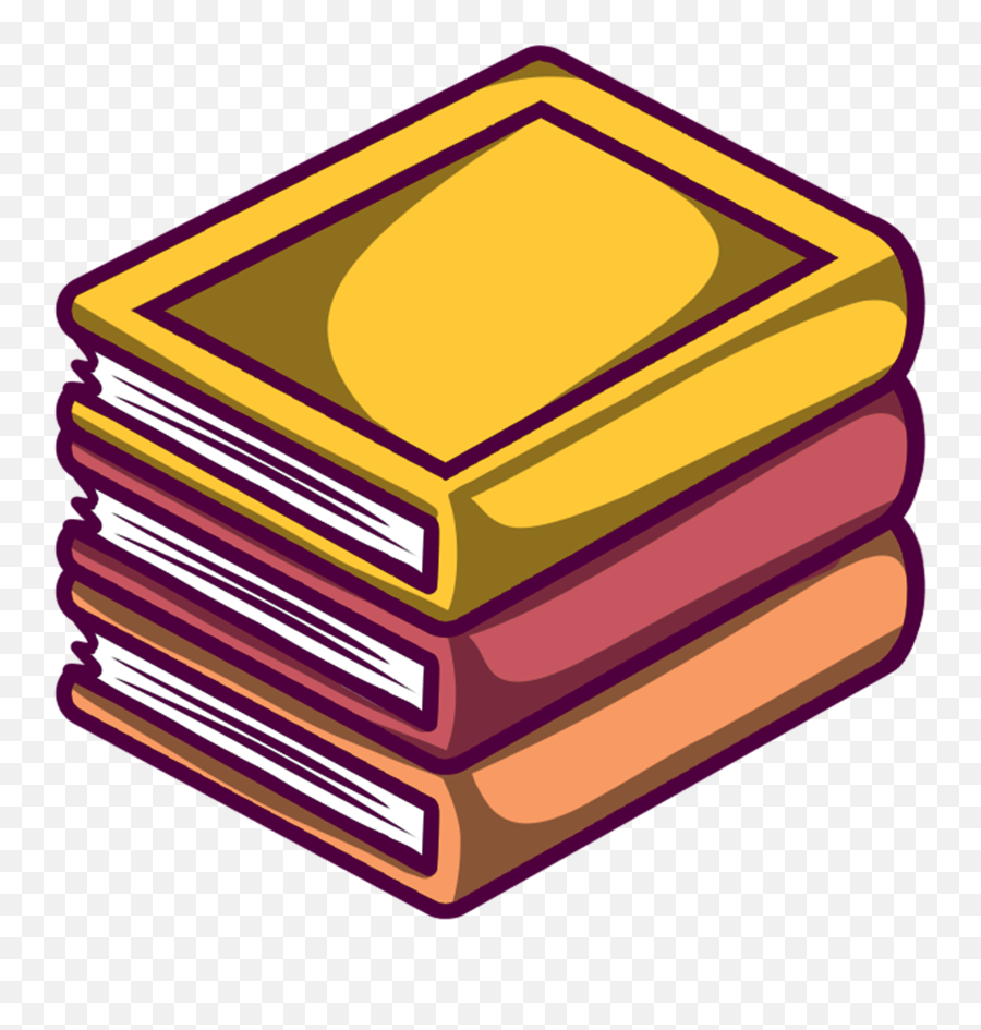 Organized Stack Of Books Png Image - Clip Art Emoji,Stack Of Books Emoji