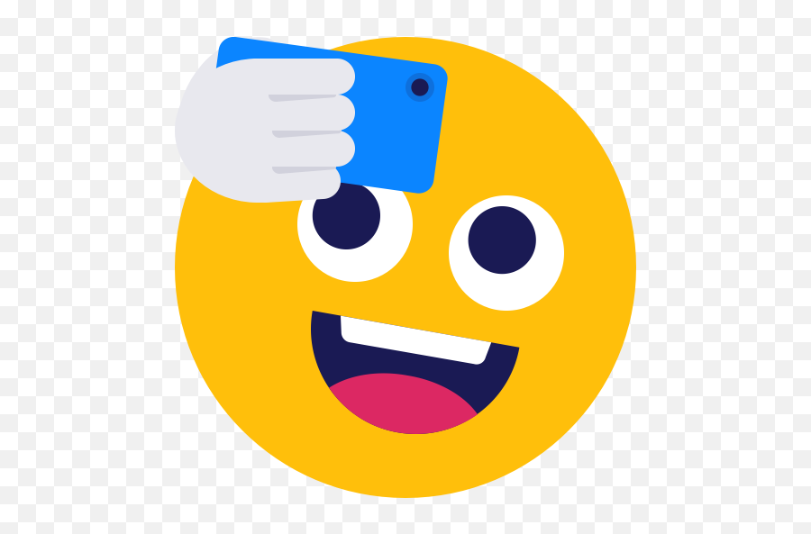 Emoji Selfie Smiley Icon - Smiley,Selfie Emoji