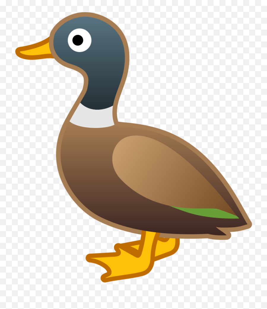 Goose Clipart Brown Duck Goose Brown Duck Transparent Free - Duck Emoji Png,Goose Emoji