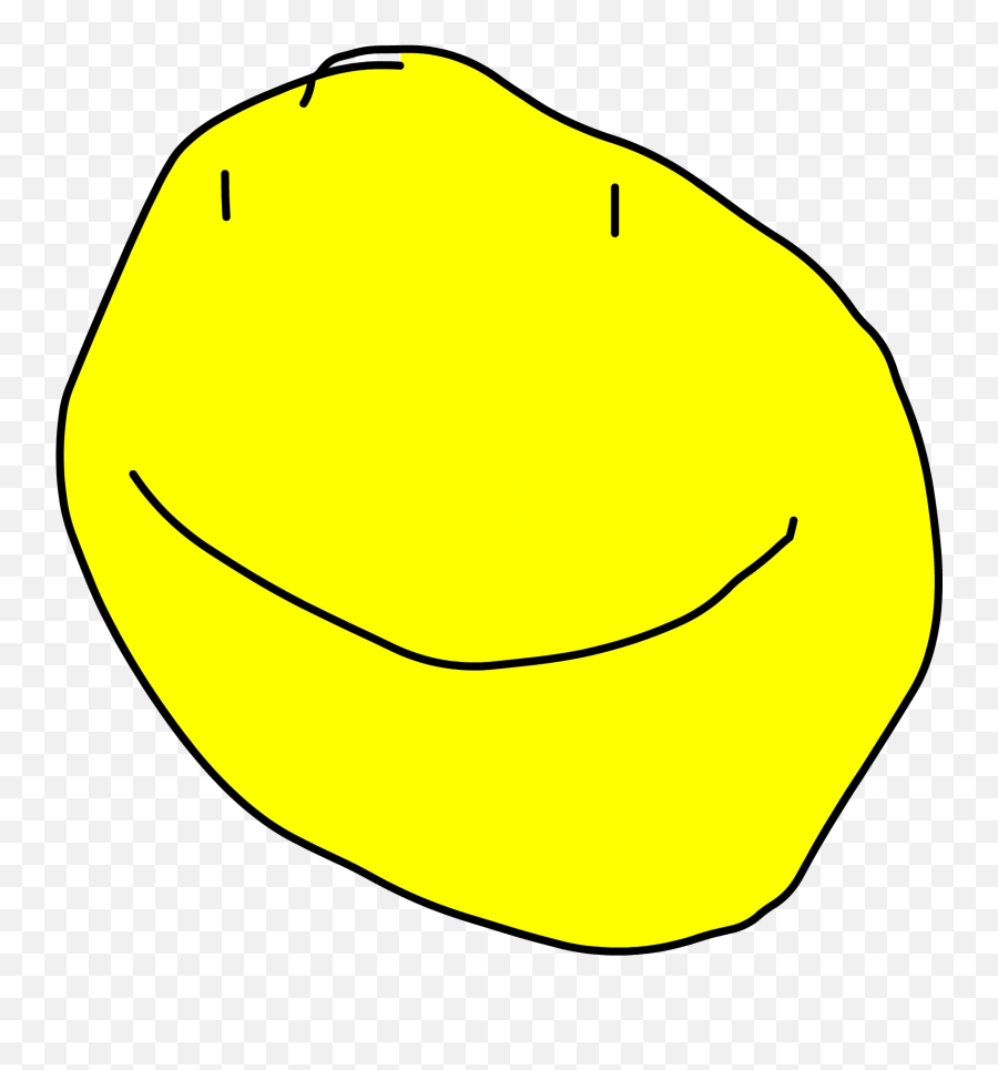 Yellow Face - Bfb Yellow Face Asset Emoji,Emoji Pen And Two Faces