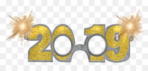 Newyearseve Party Selfie Glasses 2019 - Picture Frame Emoji