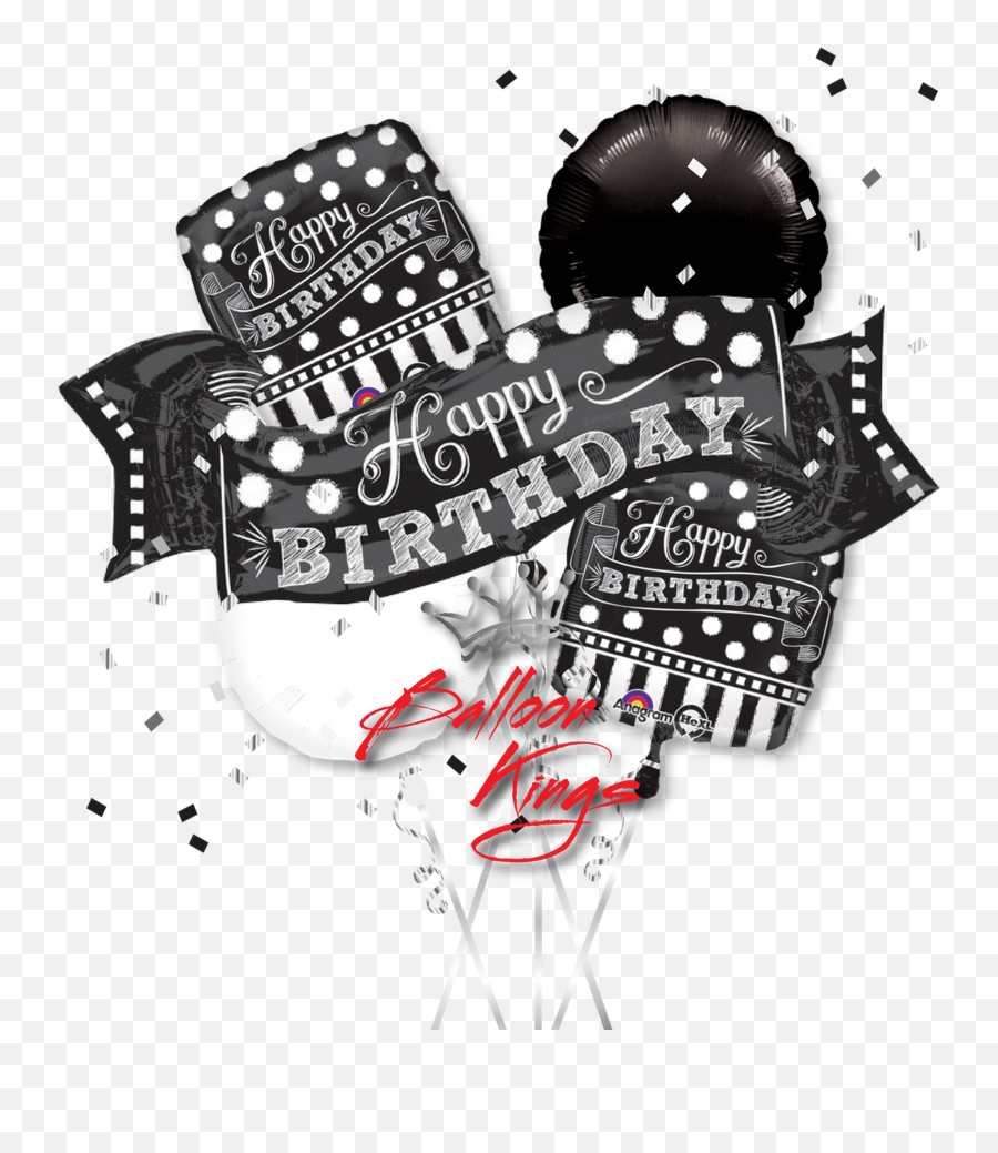 Happy Birthday Chalkboard Banner Emoji,Chalk Emoji