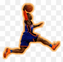 Nba Players Stickers Stickers For Telegram - Basketball Player Transparent Background Emoji,Slam Dunk Emoji