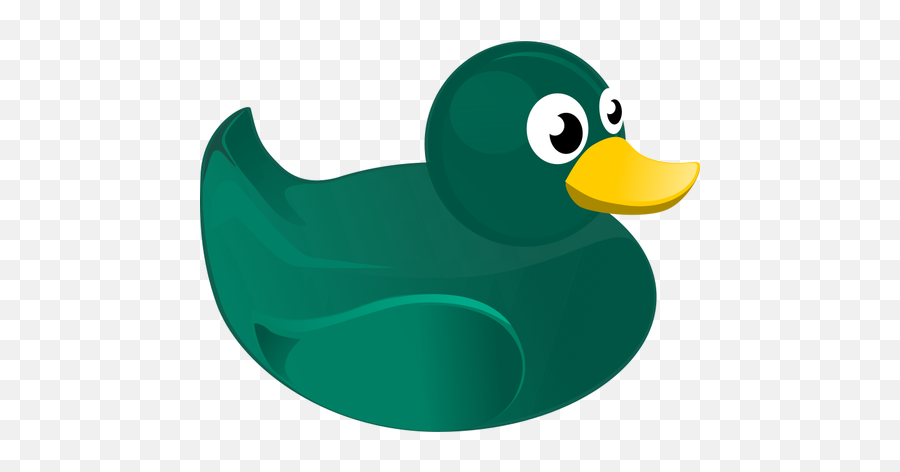 Rubber Duck Vector Drawing - Green Rubber Duck Clip Art Emoji,Baby Duck Emoji