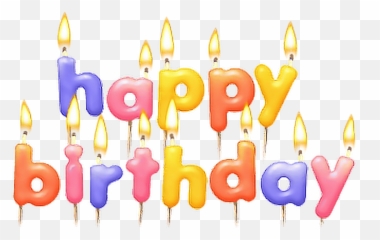 Birthday Happybirthday Colorful Party - Candle Emoji