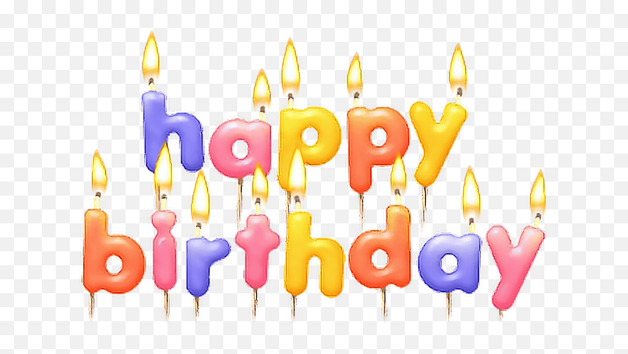 Birthday Happybirthday Colorful Party - Candle Emoji,Emoji Happy Birthday Message