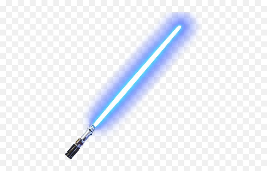 Starwars Lightsaber Blue - Fortnite Star Wars Lightsaber Emoji,Emoji Lightsaber