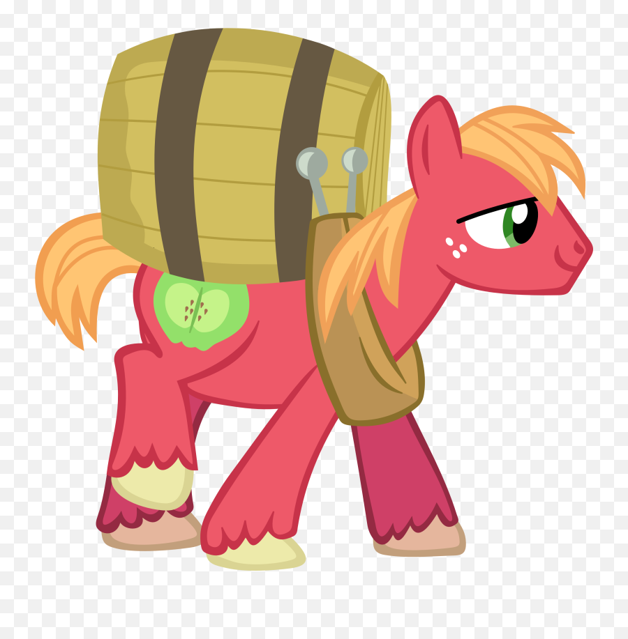 Big Macintosh - Big Mac Intos My Little Pony Emoji,Big Mac Emoji