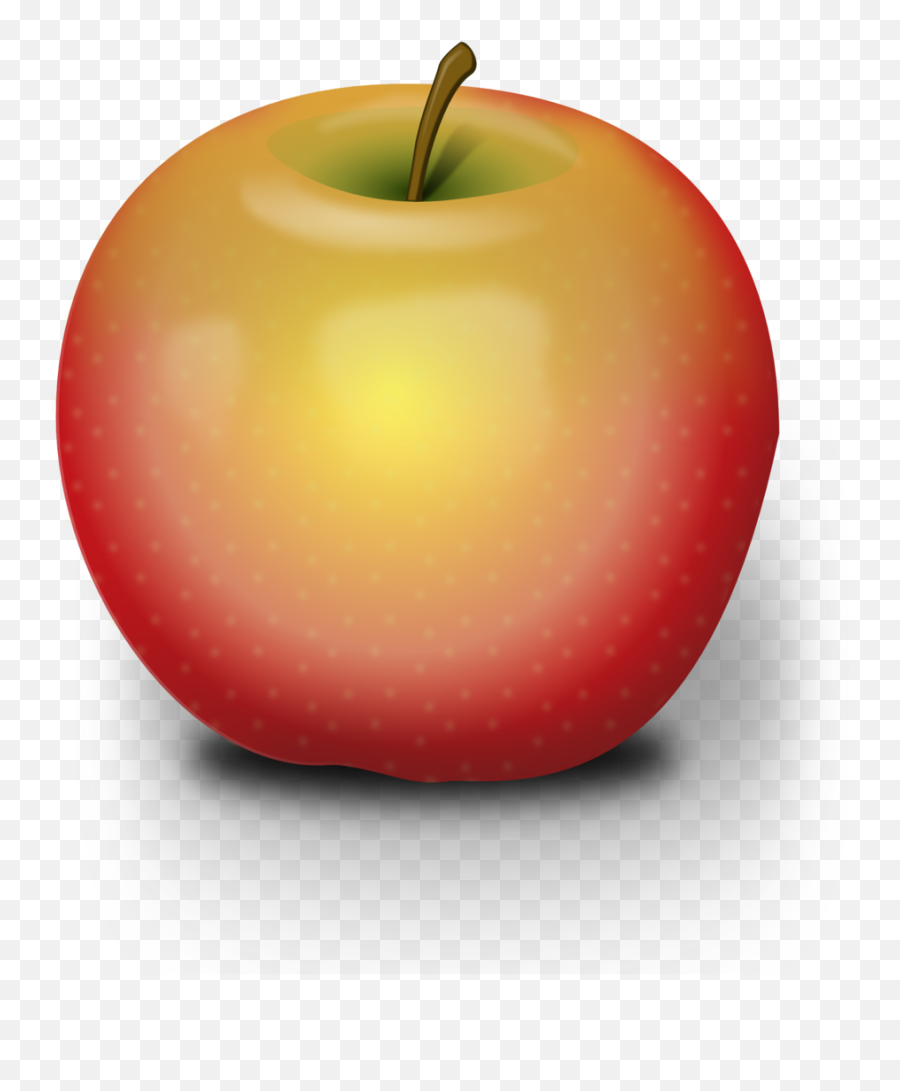 Public Domain Clip Art Image - Green Apple Emoji,Apple Old Emojis