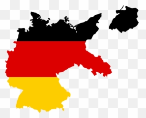Germany Clipart Map - With Flag Emoji