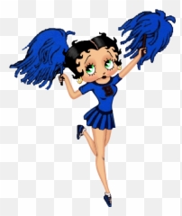 Bb Around The World Cheerleader Image By Khunpaulsak - Cowboys Betty Boop Svg Emoji,Cheerleader Emoji