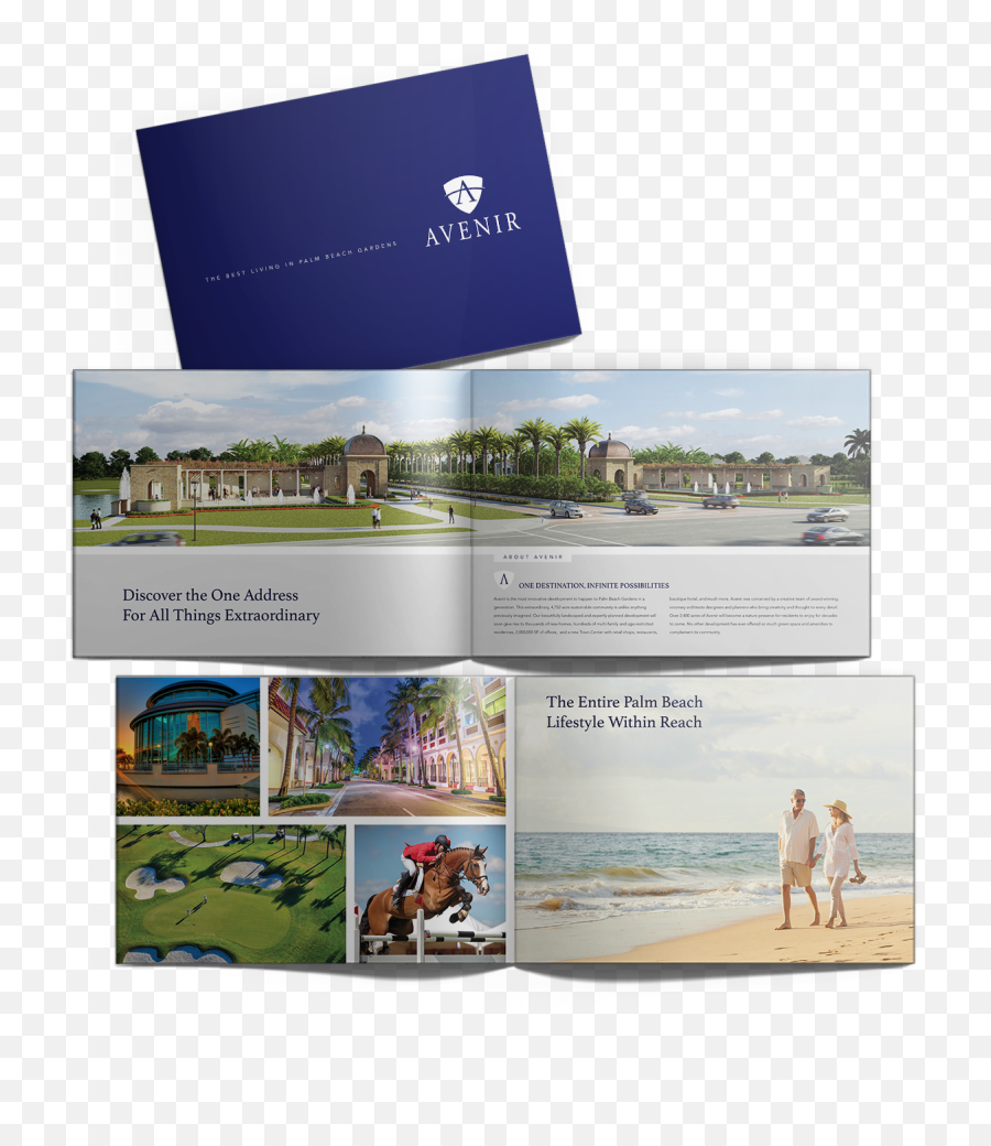 Avenir Palm Beach Gardens - Peak Seven Advertising Brochure Emoji,Hotel Emoji