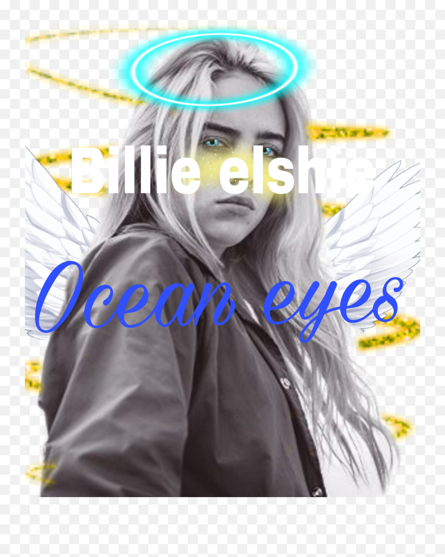 Ocean Eyes By Billie Eshie Billieeillish - Fingers Crossed Billie Eilish Emoji,Cover Eyes Emoji