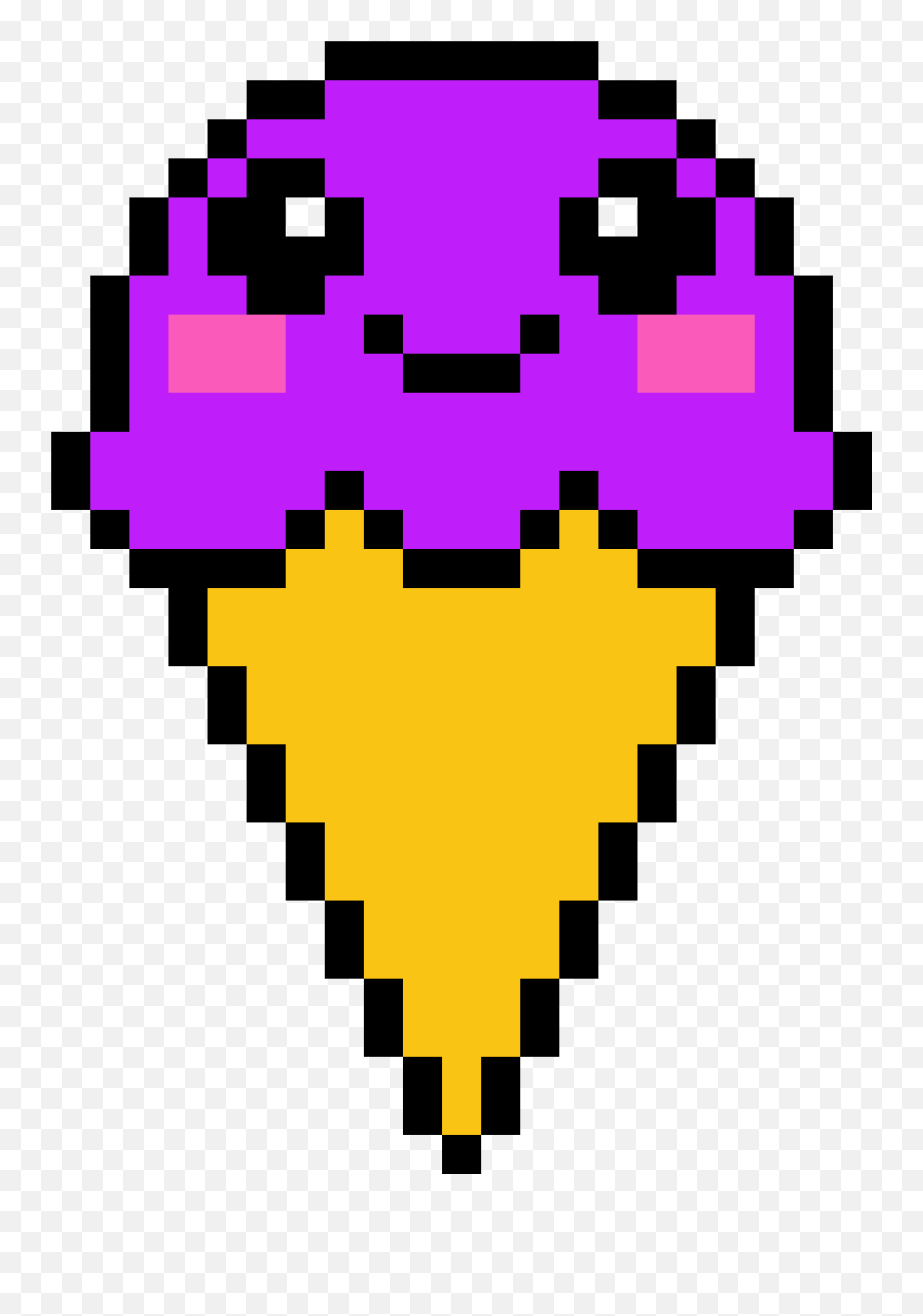 Cute Ice - Cream Pixel Art Maker Build Ice Cream Minecraft Emoji,Ice Cream Emoticon