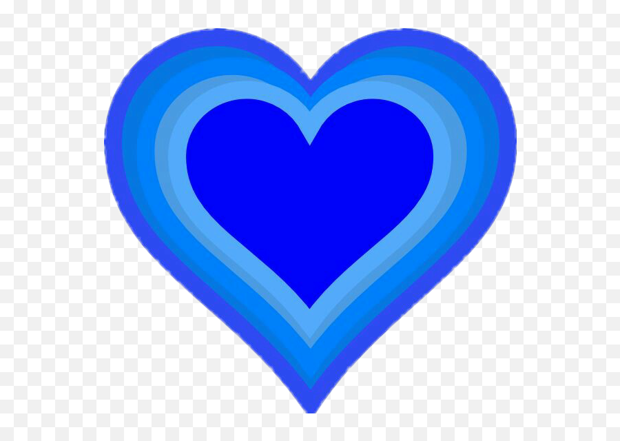 Blue Heart - Cute Heart Blue Png Emoji,Blue Heart Emoji Pillow