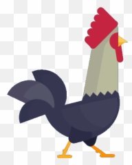 Cartoon Rooster Gif Transparent Emoji,Rooster Emoticon