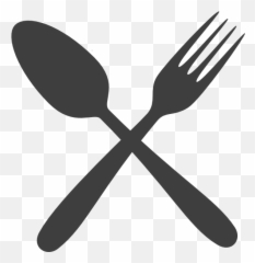 Download Gray Silverware Clip Art - Spoon And Fork Logo Cutlery Clipart Emoji
