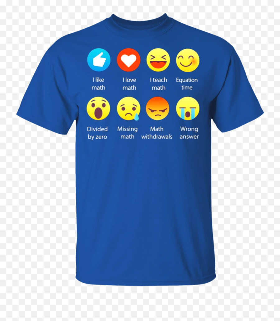 I Love Math Emoji Emoticon Funny - Fox Racing T Shirt,Funny Text Emoji