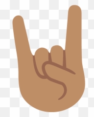 Sign Of The Horns Emoji Clipart - Language