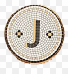 Tiled Margot Monogram Coaster Letter J - Tiled Margot Monogram Coaster Emoji,J Emoticon