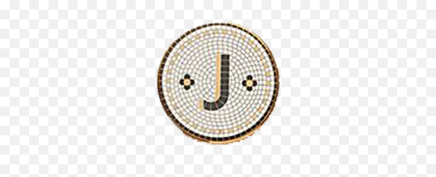 Tiled Margot Monogram Coaster Letter J - Tiled Margot Monogram Coaster Emoji,J Emoticon