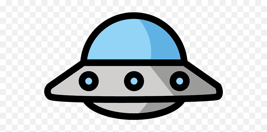 Flying Saucer Emoji Clipart - Ufo Emoji,Flying Emoji