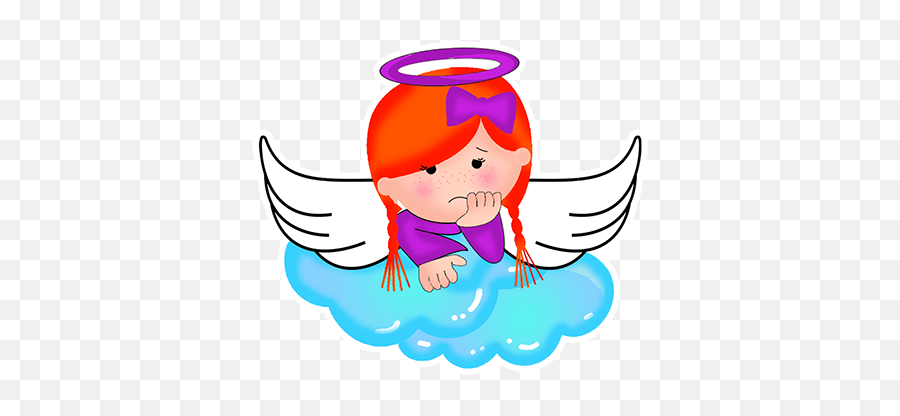 Little Angels Stickers - Fairy Emoji,Snowflake Snowflake Baby Emoji