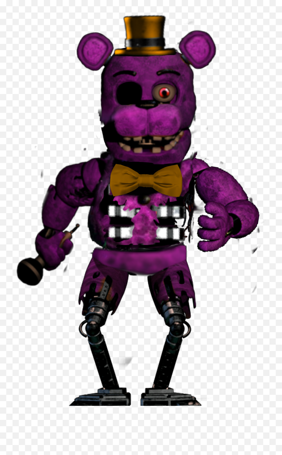 Fnaf4 Nightbear Image By - Fnaf Step Closer Foxy Emoji,Purple Robot Emoji