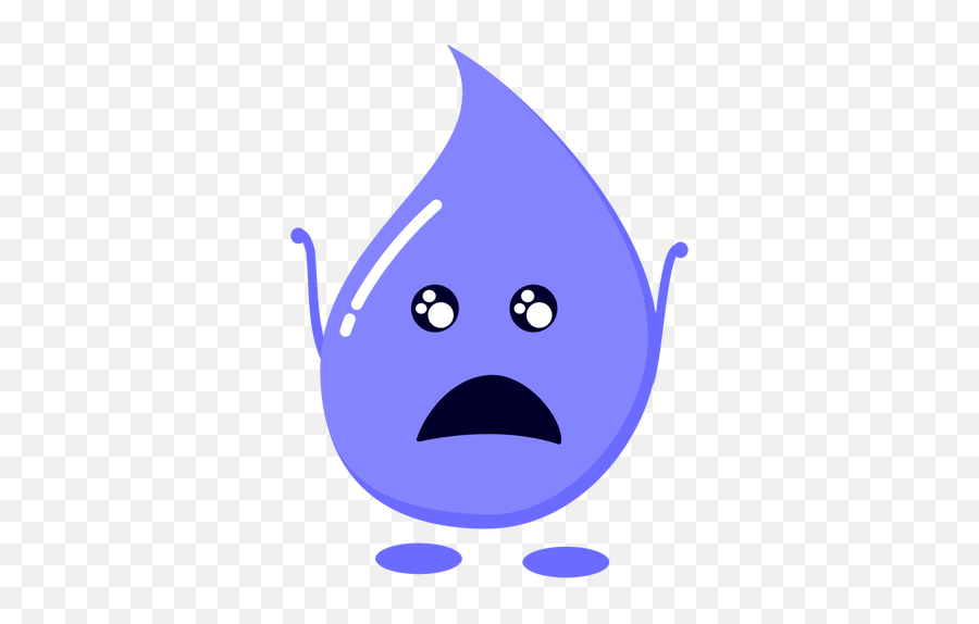 Geschokt Waterdruppel - Water Droplet Png Clipart Emoji,Shocked Emoji