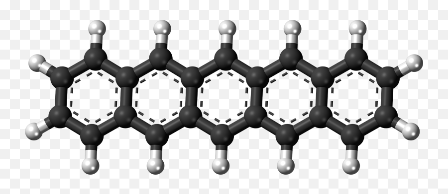 Pentacene Molecule Ball - Alizarin Molecule Emoji,Ball And Chain Emoji