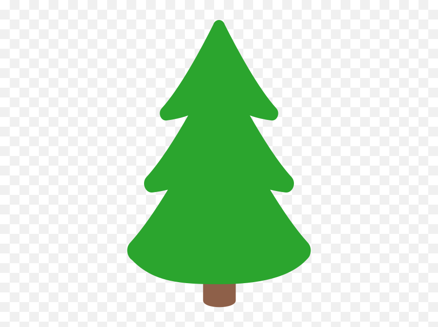 Fxemoji U1f332 - Evergreen Pine Tree Svg,Christmas Emoji Iphone