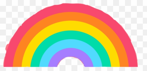 Rainbow Peace Pride Lgbt Gay Lesbian Boy Girl - Circle Emoji