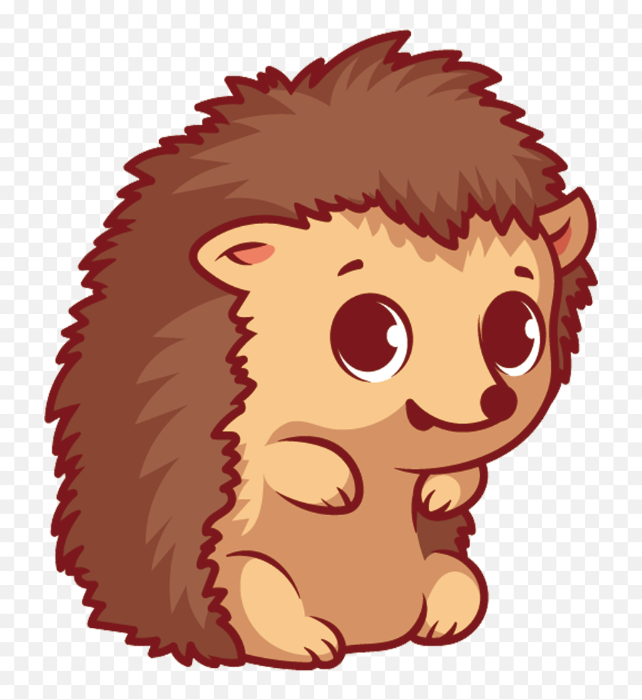 Russian Cartoon Hedgehog Clipart - Kawaii Cute Cartoon Hedgehog Emoji,Sonic The Hedgehog Emoji
