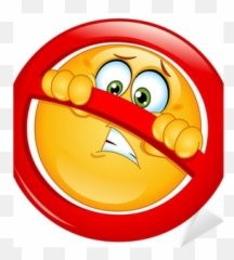 Not Allowed Emoticon Sticker Pixers - Emoji