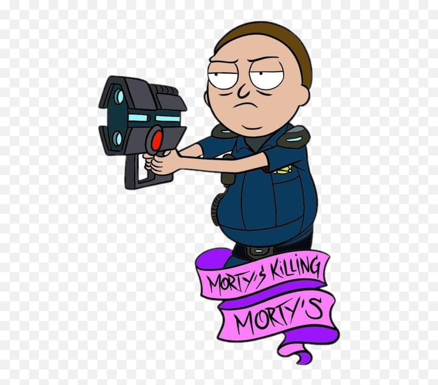 Rickandmorty Police Cop Law - Cartoon Emoji,Cop Emoji