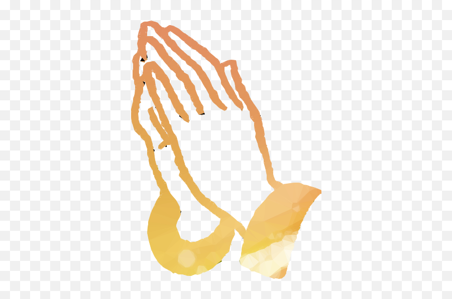 Hand Cartoon Clipart - Drawing Prayer Emoji,Prayer Hands Emoticon