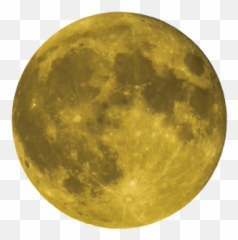 Download Free Png Yellow Full Moon Png - Transparent Yellow Moon Png Emoji,Full Moon Emoji