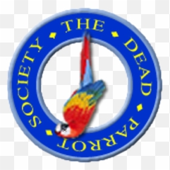 The Dead Parrot Society - Circle Emoji,Parrot Emoji